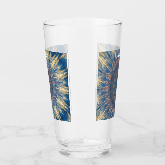 Blue Chakra Kaleidoscope Thunder_Cove Glas (Links)