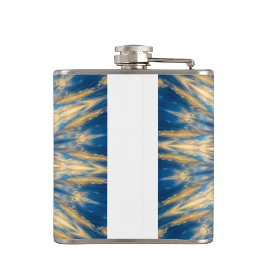 Blue Chakra Kaleidoscope Thunder_Cove Heupfles (Achterkant)