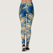 Blue Chakra Kaleidoscope Thunder_Cove Leggings (Achterkant)