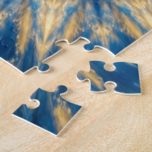 Blue Chakra Kaleidoscope Thunder_Cove Legpuzzel (Zijkant)