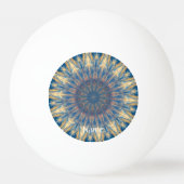 Blue Chakra Kaleidoscope Thunder_Cove Pingpongbal (Voorkant)