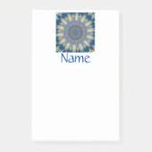 Blue Chakra Kaleidoscope Thunder_Cove Post-it® Notes (Voorkant)