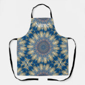 Blue Chakra Kaleidoscope Thunder_Cove Schort (Voorkant)