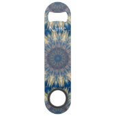 Blue Chakra Kaleidoscope Thunder_Cove Speed Flessenopener (Voorkant)
