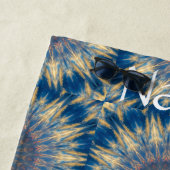 Blue Chakra Kaleidoscope Thunder_Cove Strandlaken (In situ)