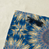 Blue Chakra Kaleidoscope Thunder_Cove Strandlaken (In situ)
