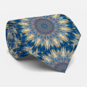 Blue Chakra Kaleidoscope Thunder_Cove Stropdas (Opgerold)