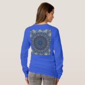 Blue Chakra Kaleidoscope Thunder_Cove T-shirt (Achterkant volledig)