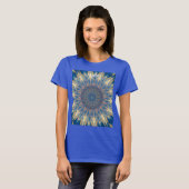 Blue Chakra Kaleidoscope Thunder_Cove T-shirt (Voorkant volledig)