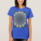 Blue Chakra Kaleidoscope Thunder_Cove T-shirt (Voorkant)