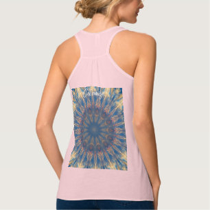 Blue Chakra Kaleidoscope Thunder_Cove Tanktop