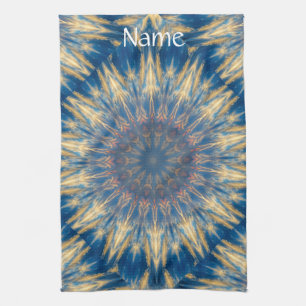 Blue Chakra Kaleidoscope Thunder_Cove Theedoek