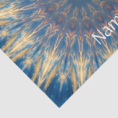 Blue Chakra Kaleidoscope Thunder_Cove Tissuepapier (Detail)