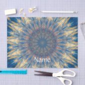 Blue Chakra Kaleidoscope Thunder_Cove Tissuepapier (Craft)