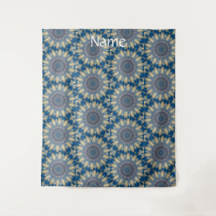 Blue Chakra Kaleidoscope Thunder_Cove Wandkleed