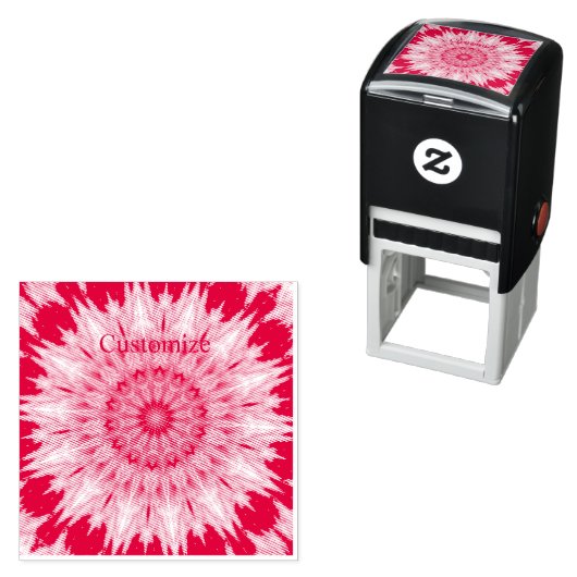 Blue Chakra Kaleidoscope Thunder_Cove Zelfinktende Stempel (In situ)