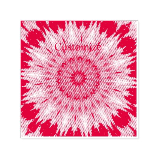 Blue Chakra Kaleidoscope Thunder_Cove Zelfinktende Stempel (Design)