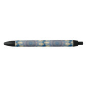 Blue Chakra Kaleidoscope Thunder_Cove Zwarte Inkt Pen (Voorkant)
