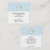 Blue Chamomile Homemade Bath & Body Gift Label (Voorkant / Achterkant)
