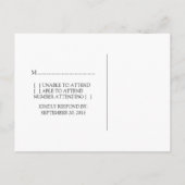 Blue  Chandelier Response Briefkaart (Achterkant)