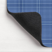 Blue Check Mousepad Muismat (Hoek)