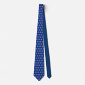 Blue check tie, Tie for formal events Stropdas (Voorkant)