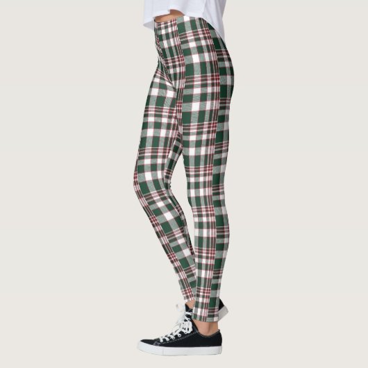 Blue Checker All-Over-Print Leggings (Links)