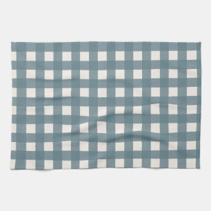 Blue Checker Dish Towel Theedoek