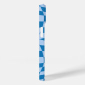 Blue Checkered Pattern Case-Mate iPhone Case (Achterkant / Rechts)