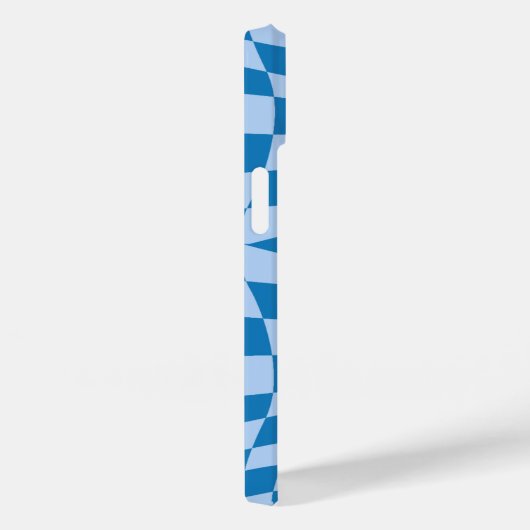 Blue Checkered Pattern Case-Mate iPhone Case (Achterkant / Rechts)