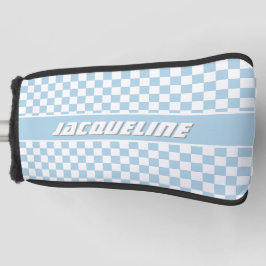 Blue Checkered Pattern Golfheadcover