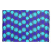 Blue Checkered Pattern, Kussensloop (Achterkant)