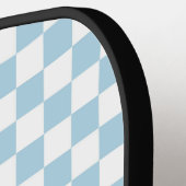 Blue Checkered Pattern Pickleball Paddle (Links Detail)