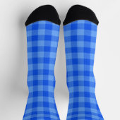 Blue Checkered Pattern Sokken (Top)
