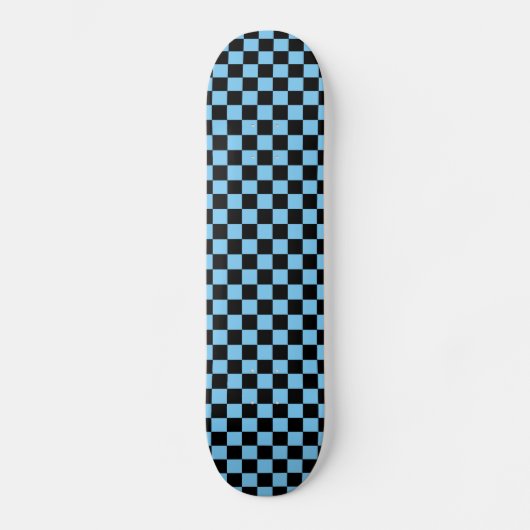 Blue Checkers Skateboard (Voorkant)