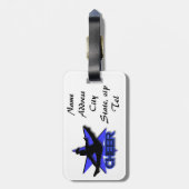 Blue Cheer bagagelabel (Achterkant verticaal)