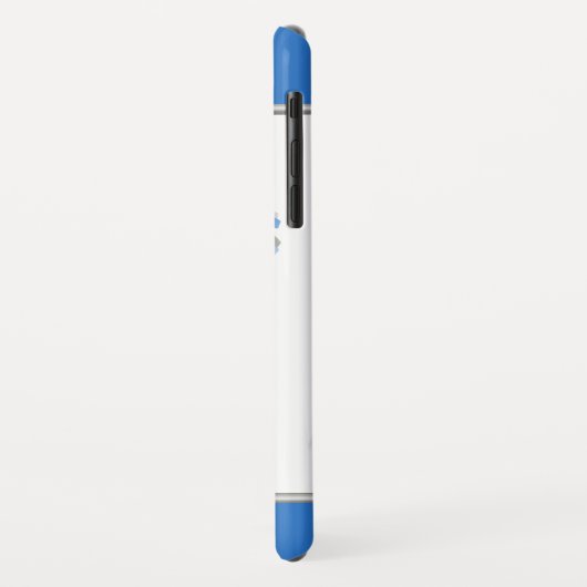 Blue Cheerleader Custom Case-Mate iPhone Case (Achterkant/links)