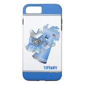 Blue Cheerleader Custom iPhone 7 Plus Hoesje (Achterkant)
