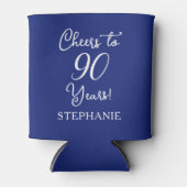 Blue Cheers voor 90 jaar 90ste verjaardag Blikjeskoeler (Voorkant)