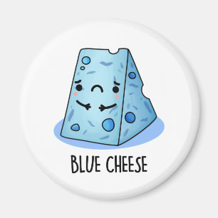 Blue Cheese Funny Food Pun Magneet