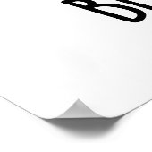 Blue Cheese Funny Food Pun Poster (Hoek)