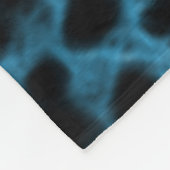 BLUE CHEETAH FLEECE DEKEN (Hoek)