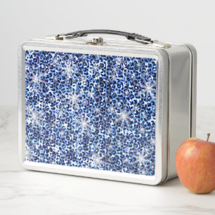 Blue Cheetah Sparkles