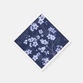 Blue Cherry Blossom Servet (Hoek)