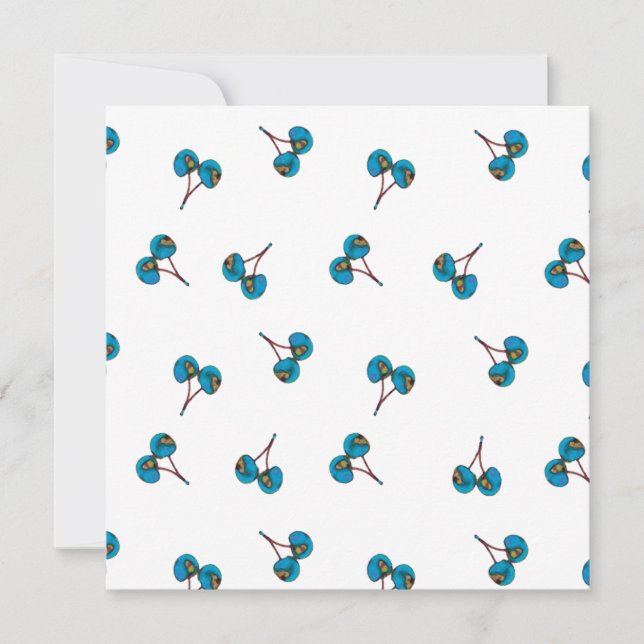 Blue Cherry Pattern (Voorkant)