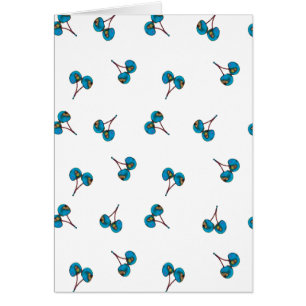 Blue Cherry Pattern