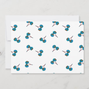 Blue Cherry Pattern