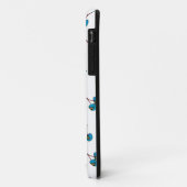 Blue Cherry Pattern Case-Mate iPhone Case (Achterkant/links)