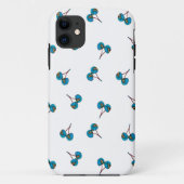 Blue Cherry Pattern Case-Mate iPhone Case (Achterkant)