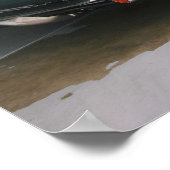 Blue Chevrolet Corvette Poster (Hoek)